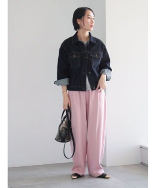 Te chichi ポンチハイウエストカーブパンツ《2026 spring catalog item》 ピンク