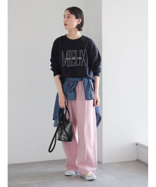 Te chichi ポンチハイウエストカーブパンツ《2026 spring catalog item》 ピンク