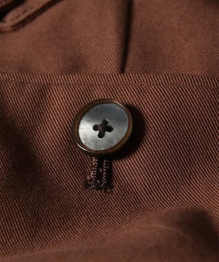 Paul Smith コットンギャバジン タックパンツ チェスナット