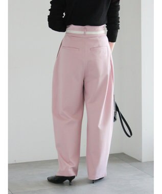 Te chichi ポンチハイウエストカーブパンツ《2026 spring catalog item》 ピンク