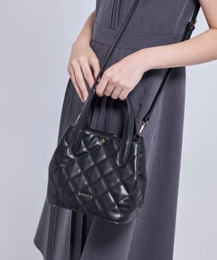 TOCCA SUGAR CUBE 2WAY BAG ショルダーバッグ ブラック系