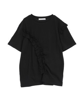 Green Parks ・Ｐｅｔｉｔ　Ｆｌｅｕｒ　アシンメトリーフリルＴＥＥ Gray Mixture