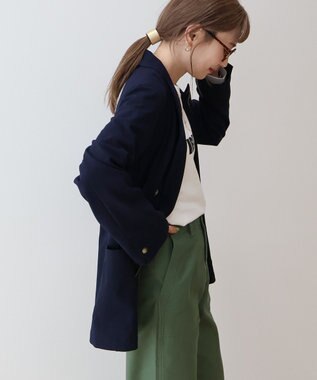 AMERICAN HOLIC イージーケアテーラードジャケット Navy