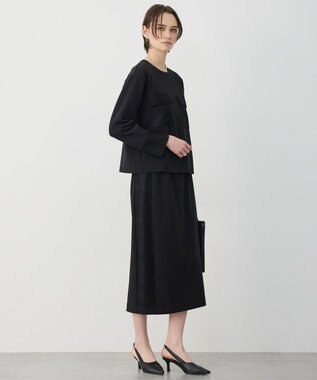 ICB L レースコンビジャージー トップス ブラック