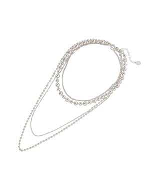 AMERICAN HOLIC マルチウェイメタルレンネックレス Silver