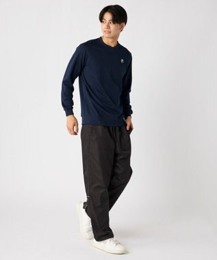 FILA GOLF／marie claire 【FILA GOLF】ベーシックロングスリーブスウェット ネイビー
