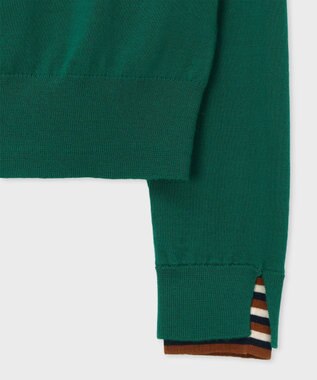 Paul Smith ハイゲージ ニット カーディガン グリーン