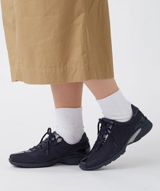 ASICS WALKING ペダラ レディース D  3.0CMヒール ブルー系