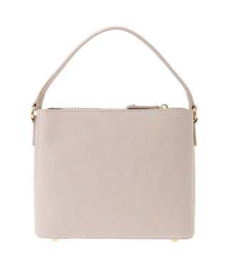 Maison de FLEUR フロントリボンバッグ Grayish Pink