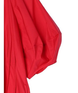 Green Parks ボリューム袖ロングワンピース Red