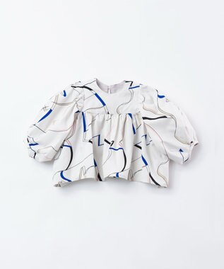 TRICOTE CUT RIBBON PUFF SLEEVES/カットリボンパフスリーブ