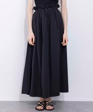 NAVE 【Nave・洗える】ドライタッサー スカート ブラック系