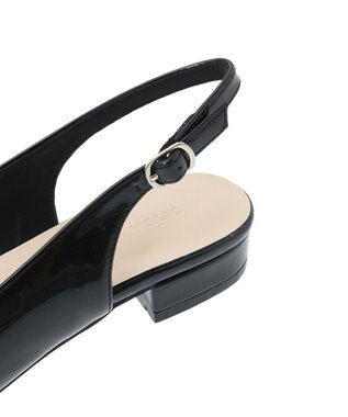 AMERICAN HOLIC ダブルリボンミュールサンダル Black