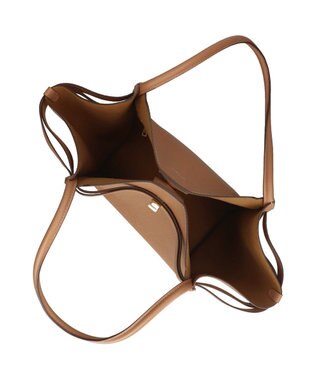 INTER-CHAUSSURES 【LORISTELLA】ソフトカーブ ハンドバッグミディアム キャメル