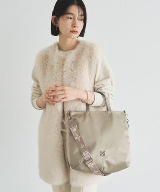 russet 《WEB限定》クラウズナイロン2wayトートバッグ(CE-1501-WEB) Gray