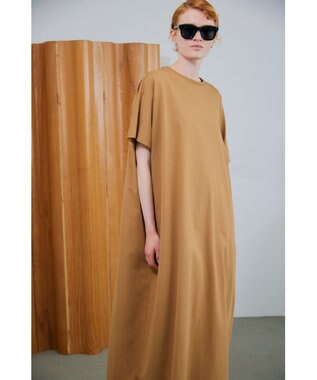 NAVE 【ReNAVE・洗える/接触冷感/UVケア】ファンクションＴ カットワンピース キャメル系