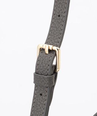 LA BAGAGERIE ソフトシュリンク2WAYハンドバッグ large ダークグレー