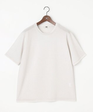 JOSEPH ABBOUD 【キングサイズ・軽い/洗える】クールスキンニット Ｔシャツ ライトグレー系