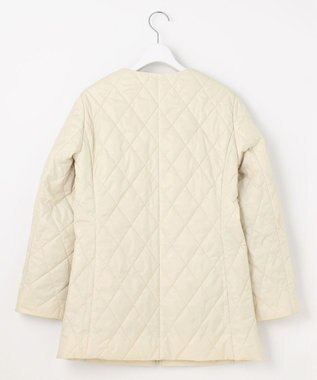 J.PRESS LADIES 【洗える】スパンライクナイロンタッサー ステンカラー コート ライトベージュ系