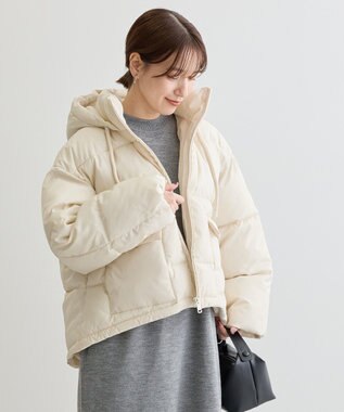 Green Parks 撥水加工ライトファイバーブルゾン Ecru