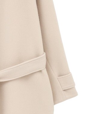 YECCA VECCA ウール混ステンカラーロングコート Light Beige