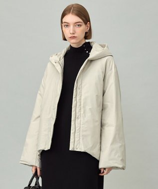 【WEB限定カラーあり・撥水加工】ADSダウン フーデットミドル丈コート