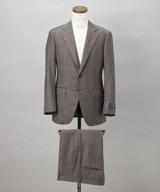 GOTAIRIKU 【ZEGNA/ゼニア】エレクタ スーツ(ブラウンチェック) ベージュ×チェック