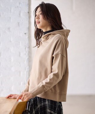 ANY 裏毛フーディ モカ