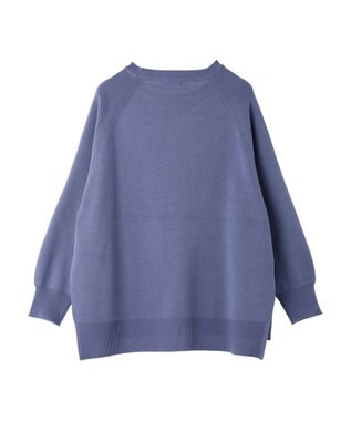 earth music&ecology サイドスリットルーズチュニック Blue