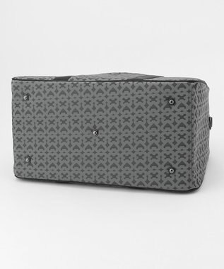 23区GOLF 【UNISEX】モノグラムボストンバッグ　シューズ収納付きの大容量　ショルダー持ちも可能 ブラック系5