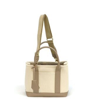 UNBILLION cachecache ショルダー付きパーテーションキャンバストートL オーク