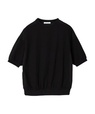 Green Parks ワッフル布帛ドッキングプルオーバー２ Black