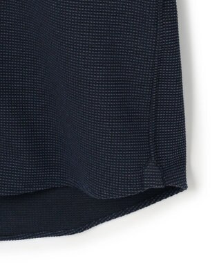 JOSEPH HOMME 【新素材】グリットタックジャージー　ウィングカラーシャツ ネイビー系