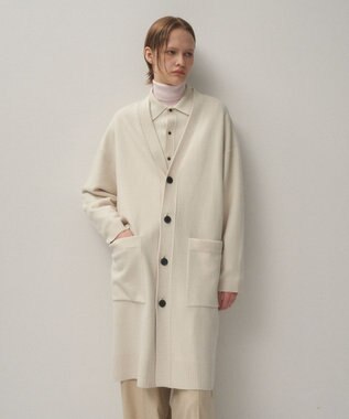 ATON MERINO COLLEGE KNIT | オーバーサイズカーディガン