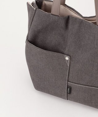 Y'SACCS デニムトートバッグ　Sサイズ グレー