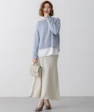 23区 キルティング トップハンドル ショルダーバッグ ベージュ系