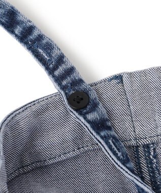 UNFILO L UNFILO DENIM オールインワン ミッドブルー