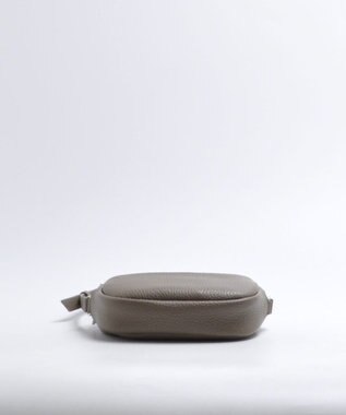 blancle シュリンクレザー ラウンドショルダーバッグ TAUPE
