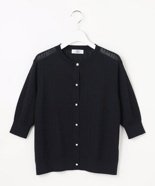 J.PRESS LADIES Vis/Peスパーク クルーネック カーディガン