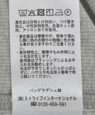 AMERICAN HOLIC ラメリブＴシャツ Silver