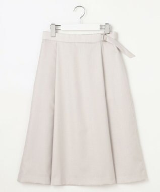 J.PRESS LADIES S OXIJEWEL ストレッチ スカート ライトグレー系