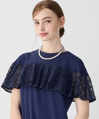 23区 【APPLAUDIR】パール＆ボールミックス ネックレス シルバー系