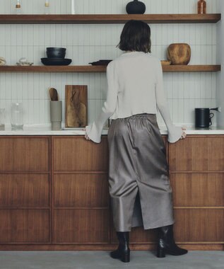 YECCA VECCA 【2点SET】キャミセット襟付きZIPカーディガン Ivory