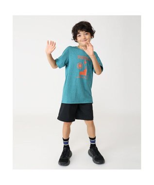 Columbia Columbia/ 【KIDS】テックトレイルショートスリーブグラフィックシャツ /コロンビア River Blue Heather、 Explore Outdoors