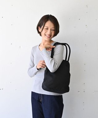 AND WOOL 帆布ショルダーバッグ（small size） ブラック