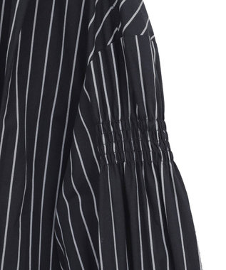 CRAFT STANDARD BOUTIQUE バックデザインレギュラーカラーシャツ Stripe Navy