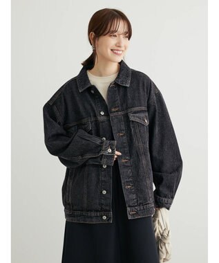 Green Parks Ｂｉｇシルエットデニムジャケット Black