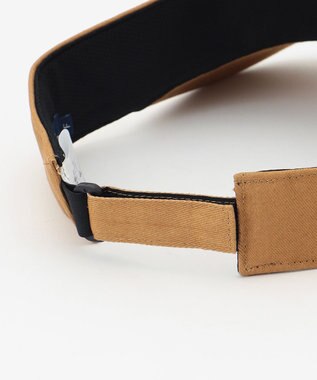 23区GOLF 【UNISEX】23区GOLF ロゴ バイザー サイズ調整可能 春夏のラウンドに◎ ベージュ系