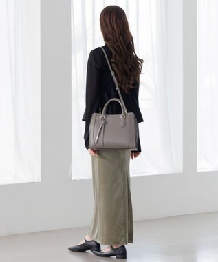 ACE BAGS & LUGGAGE Jewelna Rose クロフォード ハンドバッグ 本革 11922 ジュエルナローズ ショルダーバッグ 2way 【新色】ダークグレージュ