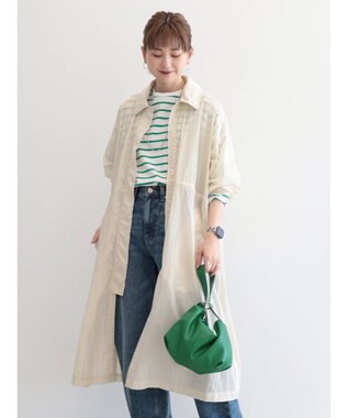 AMERICAN HOLIC 撥水加工ナイロンコート Ivory